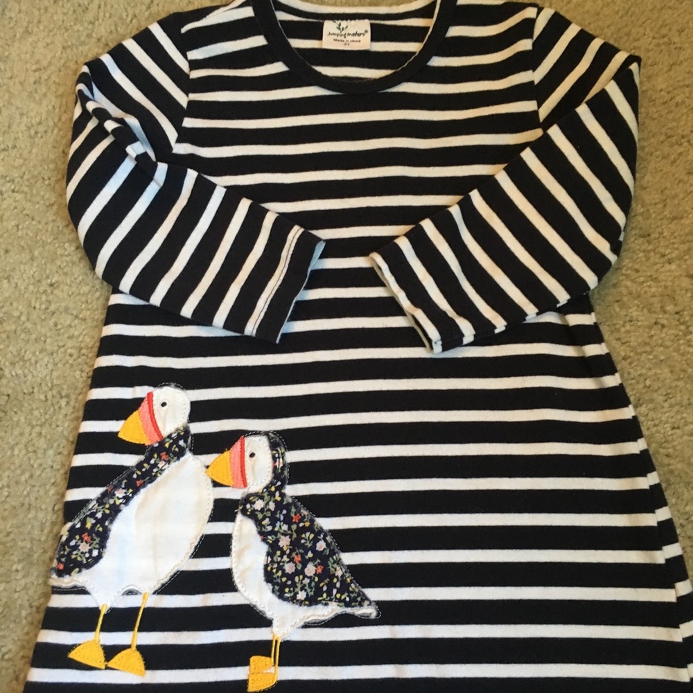 MiniBoden inspired puffin dress